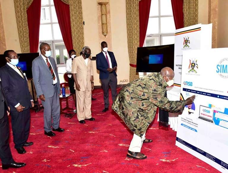 Ugandan President lauds introduction of Bsystems Collateral Registry System in Uganda